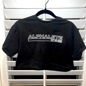 Cropped Alphalete Tee